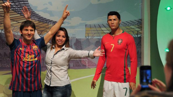 Messi y Cristiano se juntan en un museo en Londres