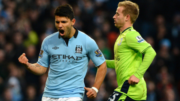 El Manchester City asume el liderato aplastando al Aston Villa