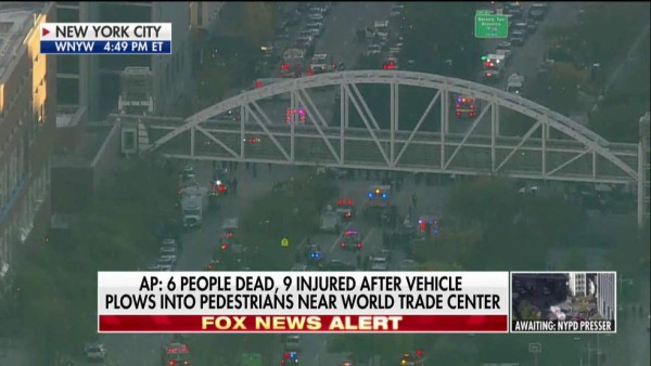 EN FOTOS: Momentos de terror cuando camión embiste a peatones en Nueva York