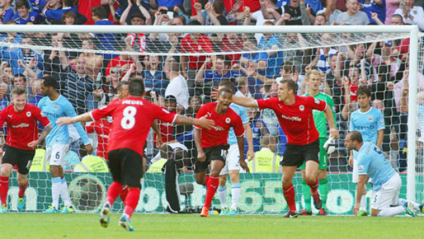 El Cardiff sorprende y doblega al Manchester City