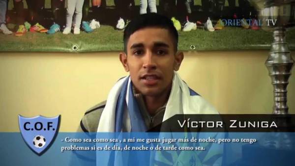 Víctor Zúniga, exjugador del Platense, Vida Parrillas One y Honduras, jugó en el ascenso uruguayo.