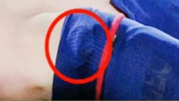 La frustrada celebración de Messi para su hijo Thiago