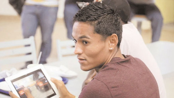 Andy Najar, padre a sus 18 años