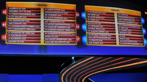Así quedaron los grupos de Europa League