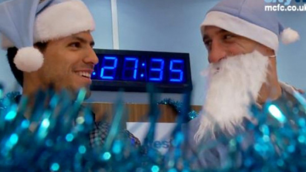 VIDEO: La Navidad del 'Kun' Agüero y Zavaleta
