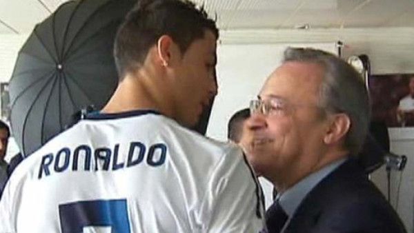 VIDEO: Incómodo reencuentro entre Florentino y Cristiano