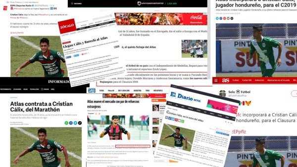 Lo que dicen los medios mexicanos de Cristian Cálix al ser fichado por Atlas