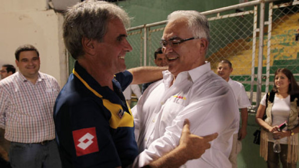 Luis Omar Tapia conoció a su ídolo de la infancia