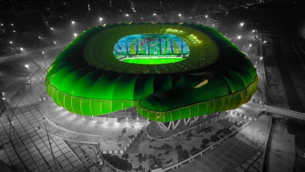 ¡INCREÍBLE! El imponente estadio turco que tiene forma de cocodrilo