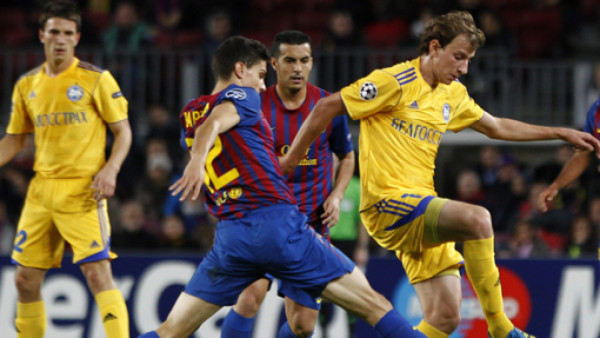 Suplentes del Barcelona golearon a BATE