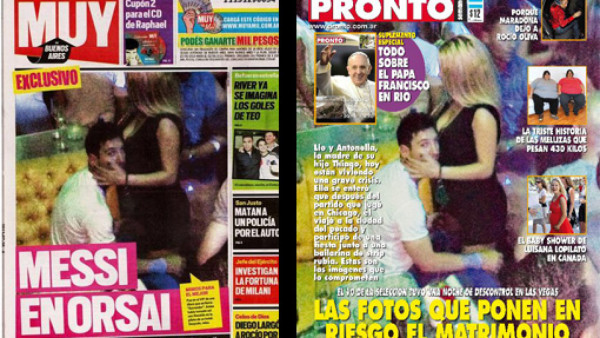 Descubren a Messi con bailarina stripper