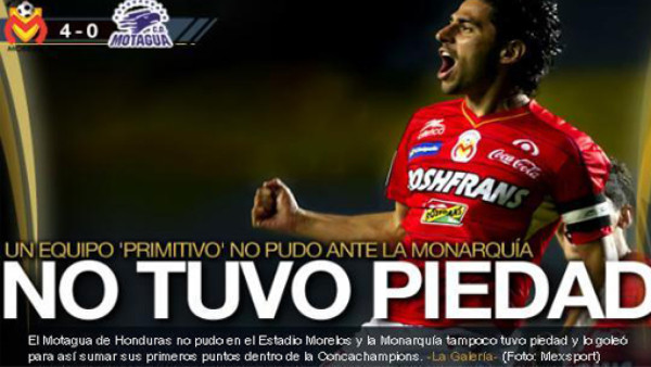 De 'Primitivo' califican al Motagua en México