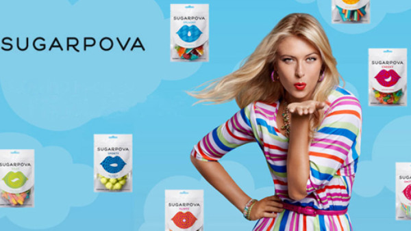 María Sharapova lanzó su línea de dulces en forma de labios