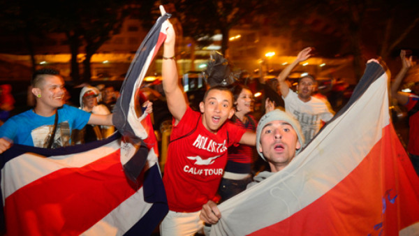 Costa Rica celebra a lo grande clasificación al Mundial