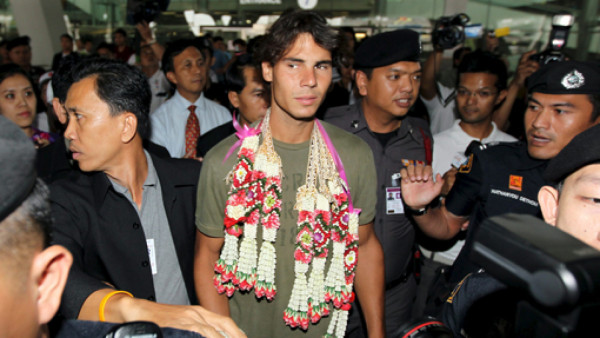 Nadal conoció a su rival en Bangkok