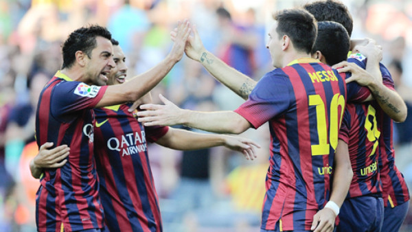 Barcelona le da paliza de 7-0 al Levante en su debut liguero