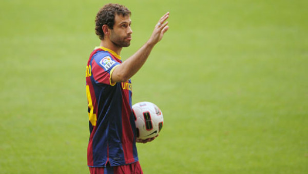 Mascherano, idolatrado por 5.000 culés