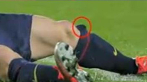 La frustrada celebración de Messi para su hijo Thiago