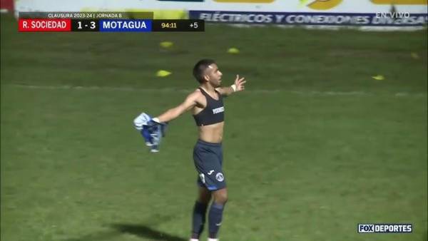 Motagua, sin ser brillante, derrota con doblete de Carlos Argueta a Real Sociedad y dormirá como líder del torneo