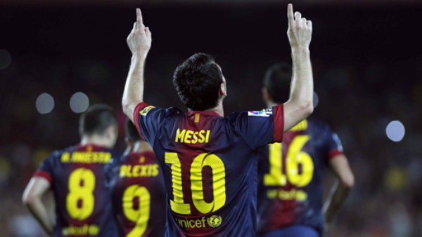 Messi, entre los 10 máximos goleadores históricos en la Liga de España