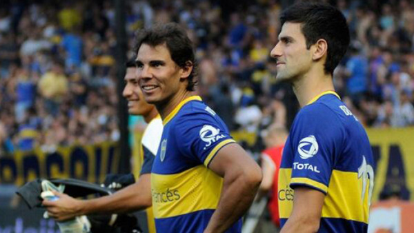 Nadal y Djokovic, invitados de lujo en La Bombonera