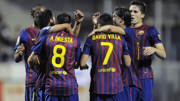 Barcelona venció con apuros al L' Hospitalet