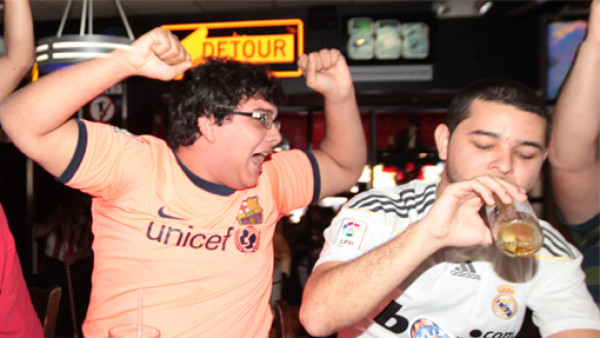 Aficionados del Barcelona también celebraron en Honduras