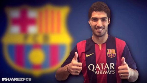 ¡Barcelona contrata al uruguayo Luis Suárez!
