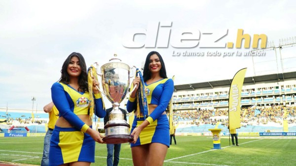 ¡ESPECTACULARES! Las bellezas que adornaron la final Real España - Motagua