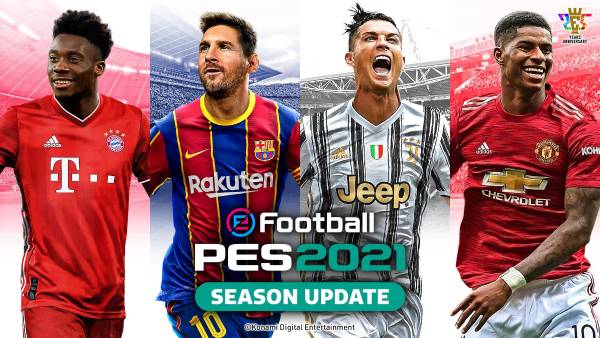 eFootball 2021 Season Update fue desarrollado por Konami, y lanzado en 2021.