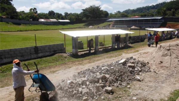El estadio teleño está en remodelación