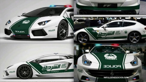 Lujosos autos deportivos se convierten en nuevas patrullas en Dubai