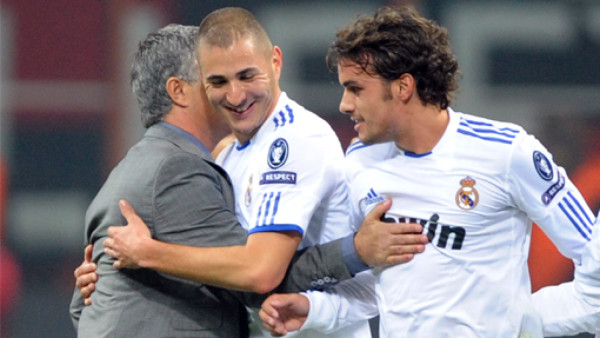 Mourinho encantado con Benzema y Pedro León