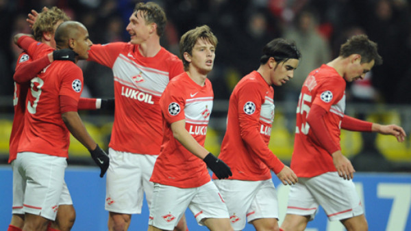 El Spartak derrotó al Benfica en Moscú