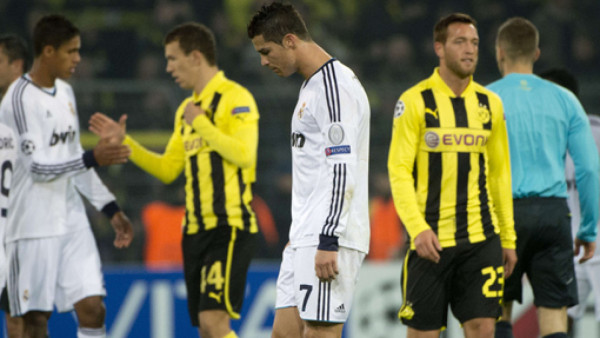 El Borussia noqueó fuerte al Real Madrid