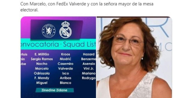 Real Madrid: Los mejores memes de la señora que ayudó a Marcelo en la mesa electoral
