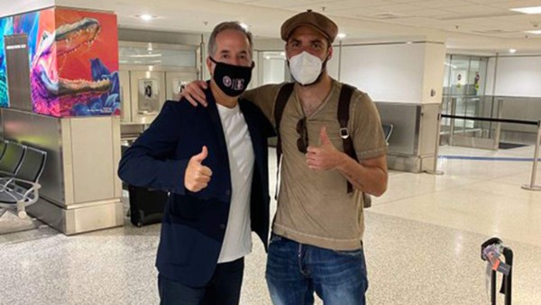 Sin sobrepeso, dorsal de crack y un golazo: Así fue el primer entrenamiento de Higuaín con el Inter de Miami