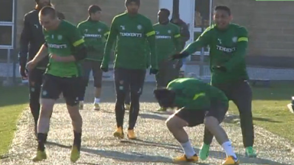 VIDEO: Así terminó la broma de Emilio en el Celtic