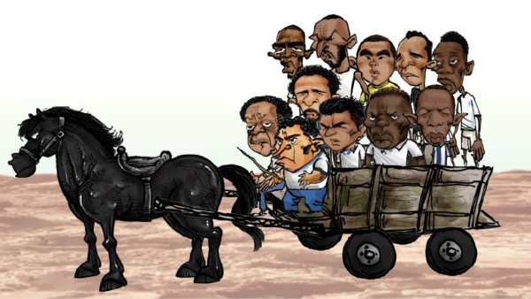 DIEZ CÓMICS: 'El caballo negro”