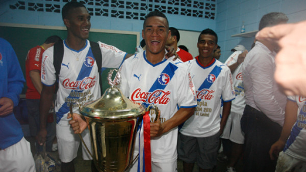 Así celebró Olimpia en su camerino