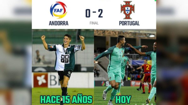 ¡TERRIBLES! Cristiano Ronaldo salva a Portugal y los memes se hacen presentes