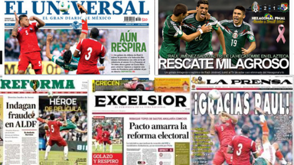 Prensa mexicana feliz por su 'bendito milagro”