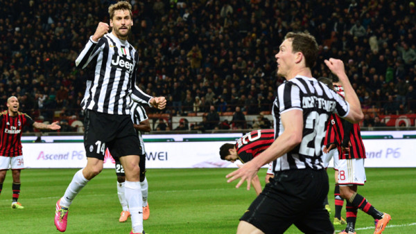 El líder Juventus derrotó a AC Milan en San Siro