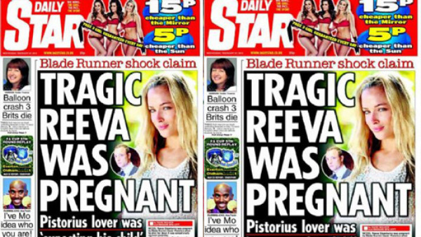 Reeva Steenkamp, novia de Pistorius, estaba embarazada