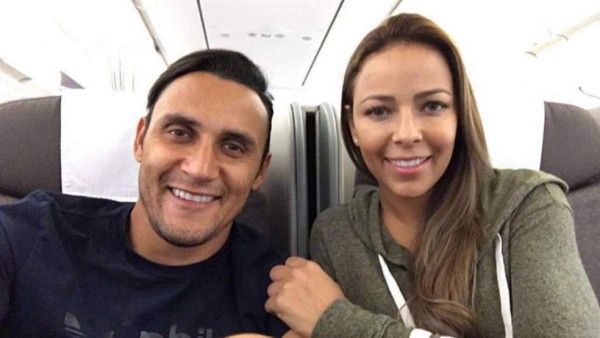 Andrea Salas celebró su cumpleaños junto a Keylor Navas en pleno mundial