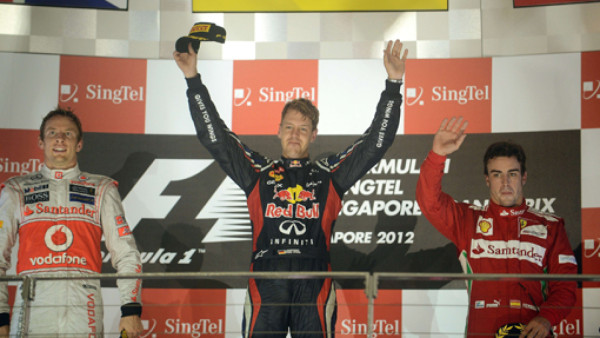 Sebastián Vettel conquistó el Gran Premio de Singapur