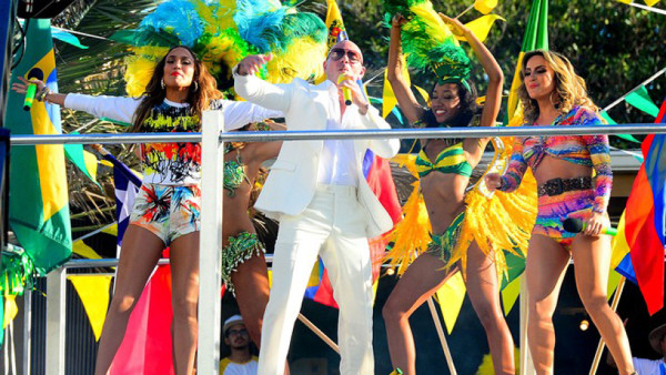 Pitbull, JLO y Leitte ensayan canción del Mundial en Fort Lauderdale