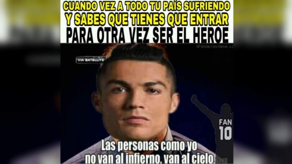 ¡TERRIBLES! Cristiano Ronaldo salva a Portugal y los memes se hacen presentes
