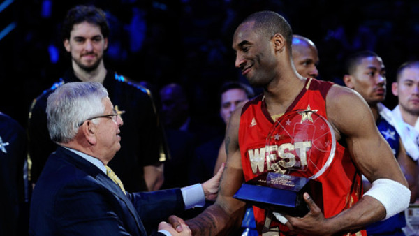 Kobe Bryant el MVP del Juego de las Estrellas de la NBA