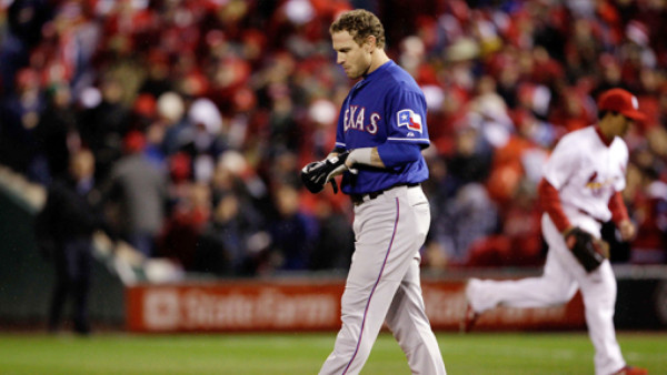 Cardenales pegan primero contra Ranger en primer juego de Serie Mundial